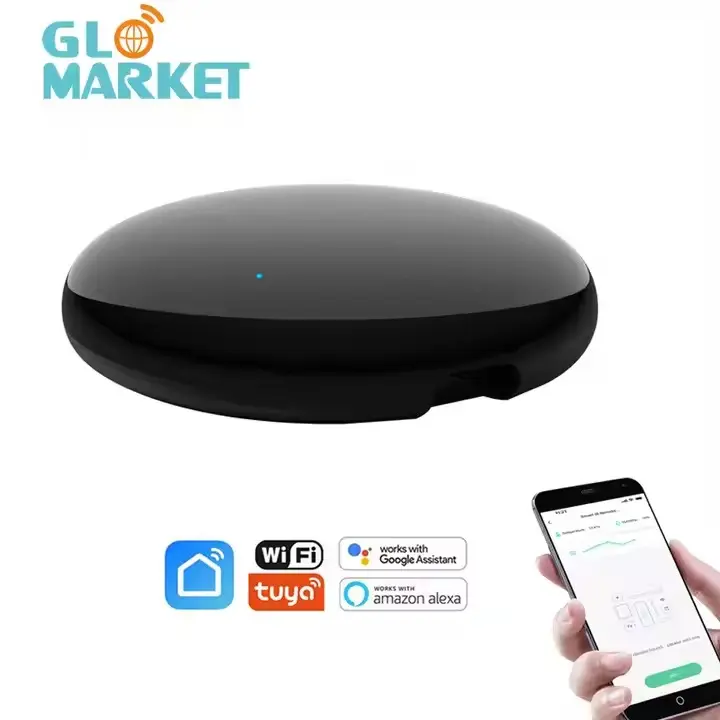 Télécommande IR Universelle Glomarket Tuya Wifi/Zigbee Avec Capteur De Température Et d'Humidité Pour Maison Intelligente