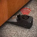 Système D'Alarme De Porte Sans Fil, 120dB, Antivol, Bloqueur De Porte Portable Avec Alarme À Pression
