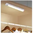 Lampe d'armoire à détecteur de mouvement à LED rechargeable sans fil Veilleuse à piles Placard de cuisine Garde-robe Escalier-Maison intelligente