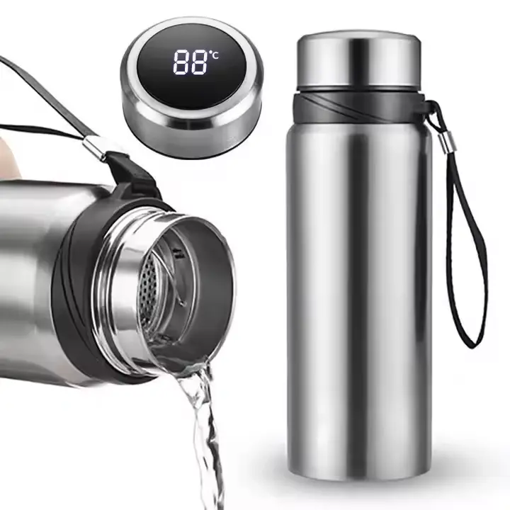 Tasse thermos en acier inoxydable 304 pour Smart Home avec thermomètre à écran tactile Genre de produits pour Smart Home