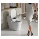 Nouveau siège de toilette bidet intelligent en forme de V en forme de U pour maison intelligente avec siège chauffant chauffant fermeture lente sèche-linge chaud lavage avant arrière eau chaude