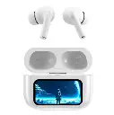 ﻿Écouteurs intra-auriculaires intelligents A9pro ANC tws avec fonction ENC BT 5.4 écouteurs sport sans fil à écran tactile LED avec son stéréo﻿