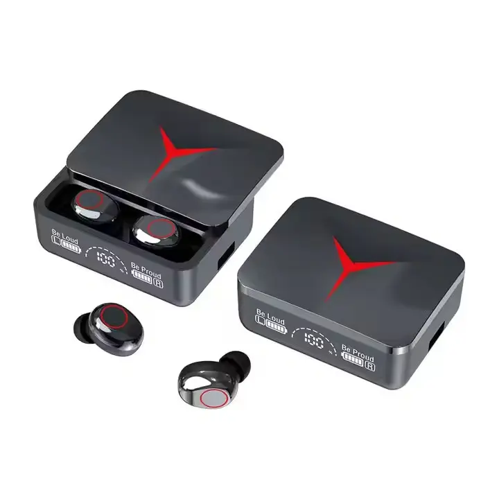 M28 TWS casques de jeu 9D stéréo affichage LED écouteurs étanche sans fil écouteur sport téléphone portable utilisation JL faible latence