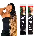 Cheveux tressés pré-étirés en gros 165g tresses Yaki Texture cheveux synthétiques 82 ''