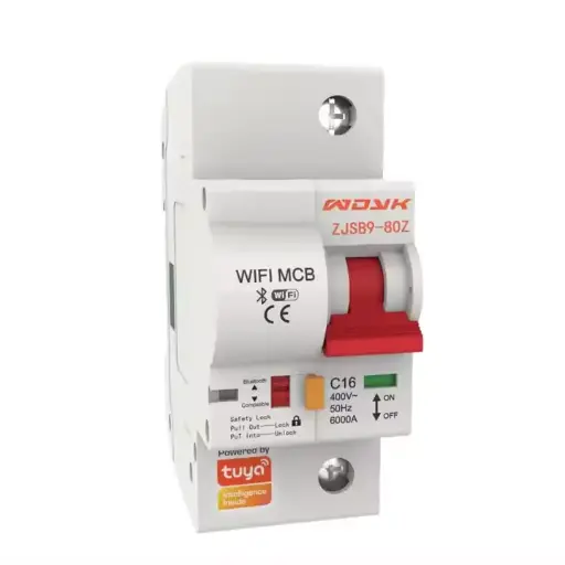 Lifelibero MCB Tuya produits pour la maison intelligente Zigbee disjoncteurs miniatures marche/arrêt à distance avec compteur de puissance 1P