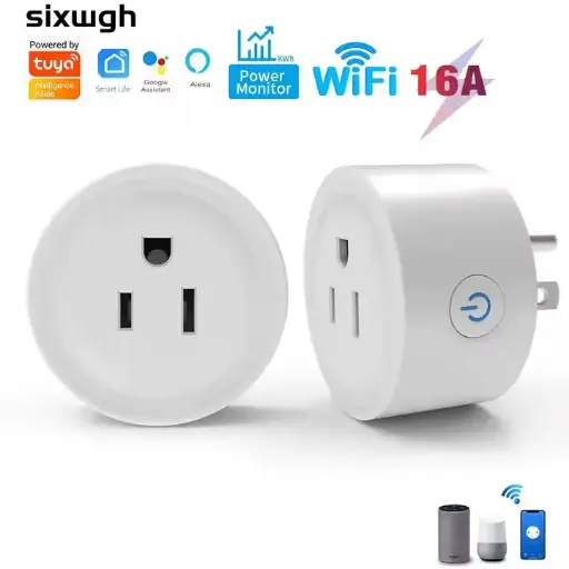 Produit intelligent pour la maison Prise intelligente avec télécommande WiFi et fonction minuterie