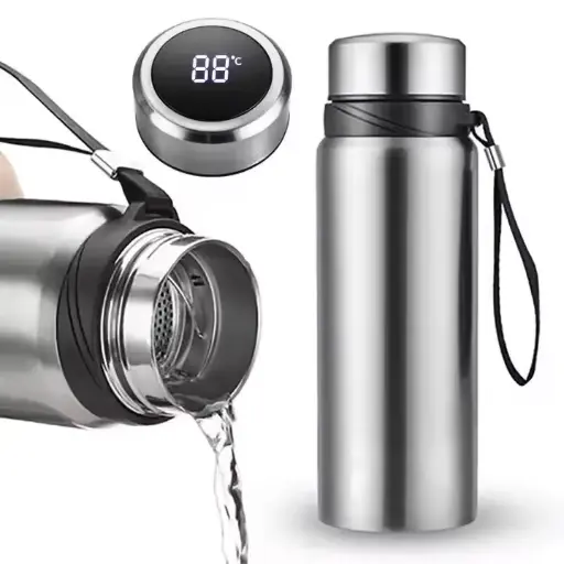 Tasse thermos en acier inoxydable 304 pour Smart Home avec thermomètre à écran tactile Genre de produits pour Smart Home
