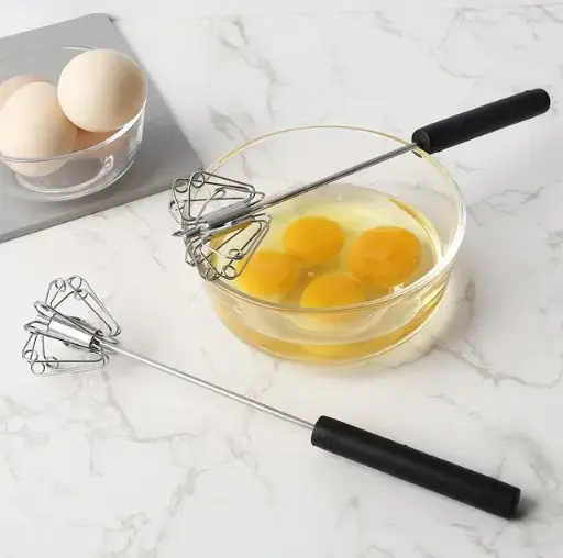 Outil de cuisson de cuisine domestique pratique et facile à utiliser, multifonction en acier inoxydable, crème, café, presse manuelle, batteur à cufs, mélangeur à main